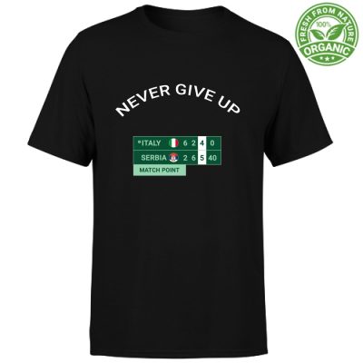 Maglietta Sinner Never give up
