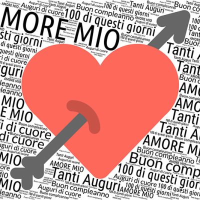 Biglietto auguri compleanno ti amo