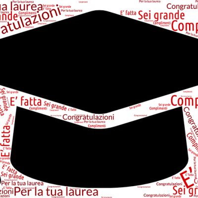 Biglietto auguri laurea