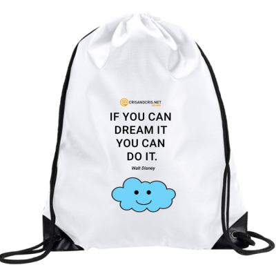 Zaino motivazionale If you can dream